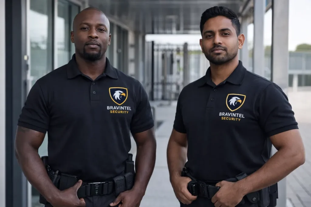 On-site security guards providing professional protection for commercial properties in Manitoba